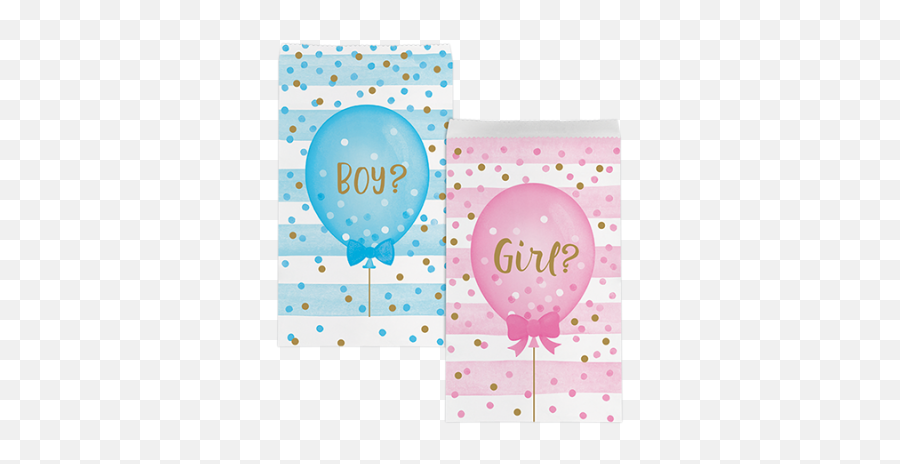 Gender Reveal Party Supplies And - Gender Reveal Bags Emoji,Guess The Emoji Party Chick