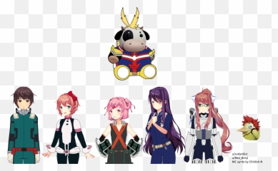 Can Someone Fandom - My Hero Academia Doki Doki Literature Club Emoji,Ddlc Discord Emojis