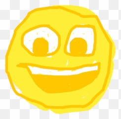 Failed Emoji Or Failmoji - Happy,Poorly Drawn Thinking Emoji