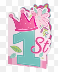 Tarjetas De Invitacion Para Cumpleaños De Niña 1 Año - Girly Emoji,Invitaciones De Emojis