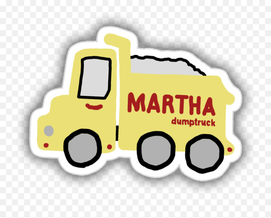 Martha Dumptruck In The Flesh U2013 Tiktok Meme Origin U0026 Sticker - Martha Dumptruck In The Flesh Emoji,Dump Truck Emoji