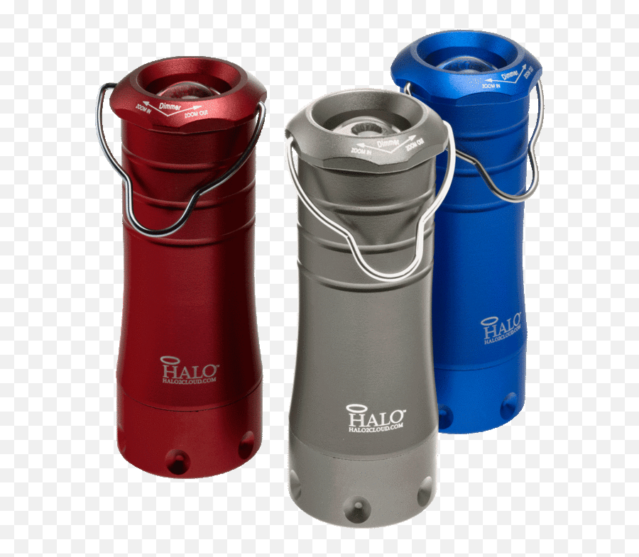 3 - Pack Halo Mini 2in1 Led Lantern U0026 Flashlight Cylinder Emoji,Cool Gear Emoji Water Bottle