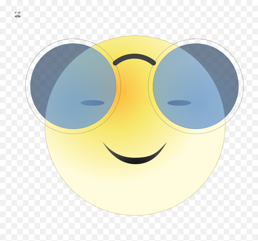 Face Glasses Svg Vector Face Glasses Clip Art - Svg Clipart Happy Emoji,Cheesy Smile Emoticon