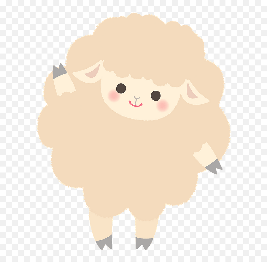 Sheep Is Waving Bye Clipart Free Download Transparent Png - Curly Emoji,Emoji For Bye