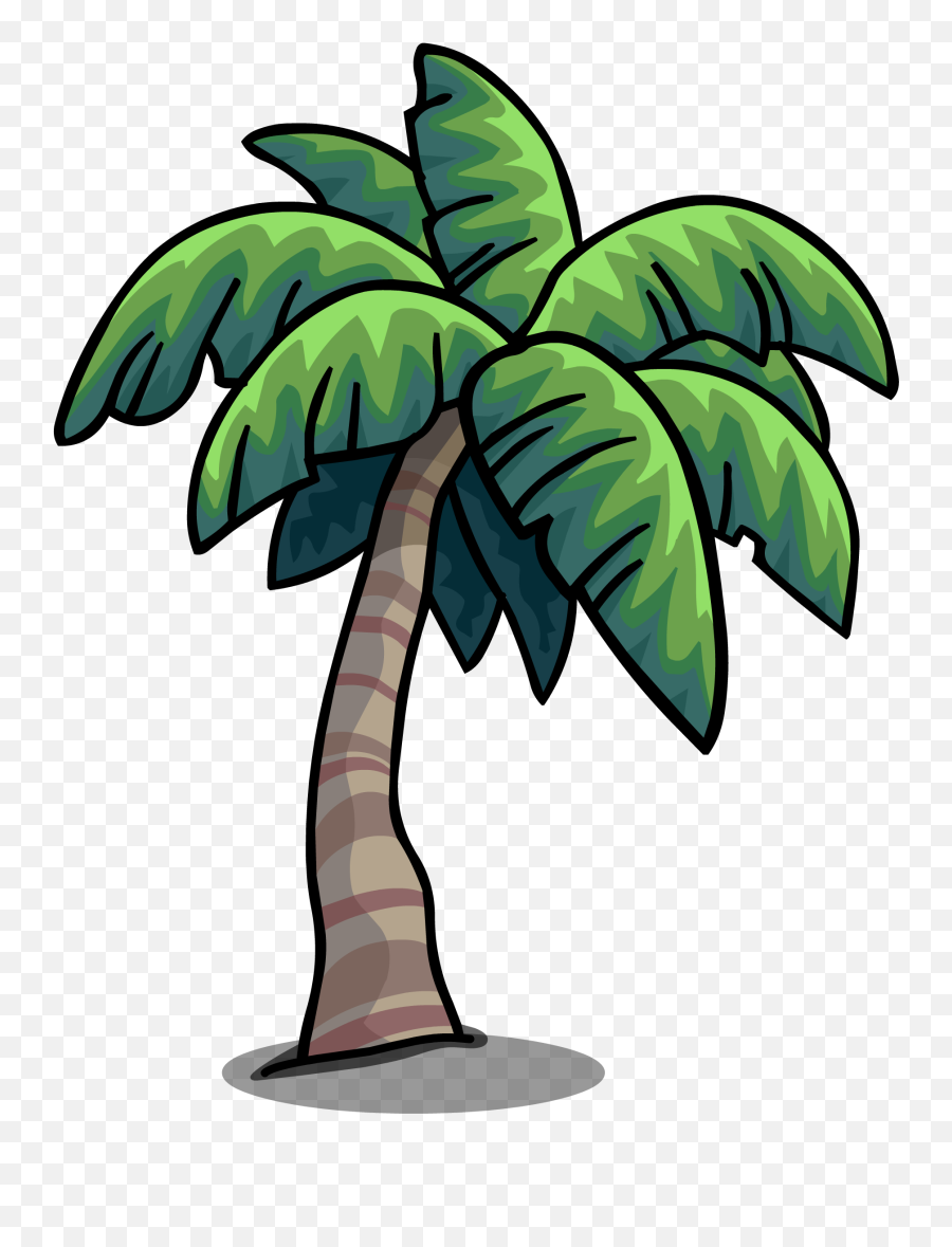 Download Tropical Palm Sprite 004 - Club Penguin Palm Tree Club Penguin Palm Tree Emoji,Palm Tree Emoji