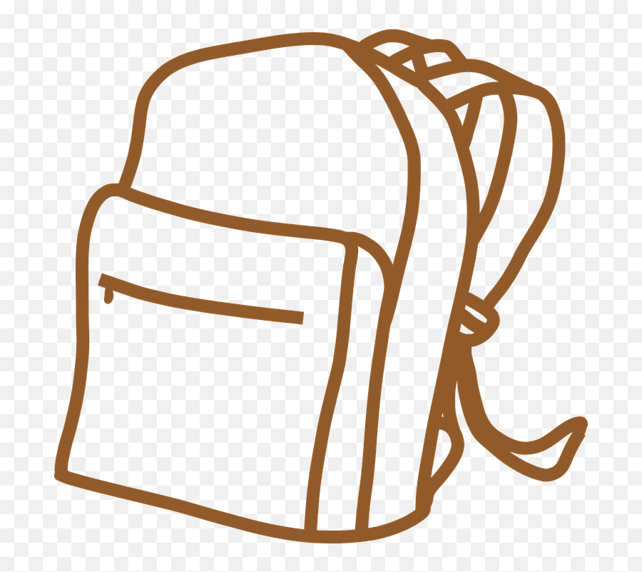 Bag Backpack Clip Art - Bag Png Download 748720 Free Clip Art School Bag Emoji,Emoji Print Backpack
