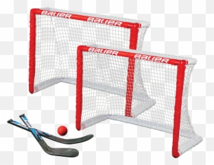 Hockey - Bauer Knee Hockey Goal Set Clipart Full Size Hockey Stick And Nets Emoji,Goal Light Emoji