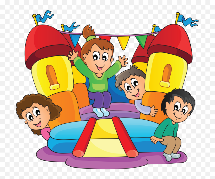 Bounce House With Slide - Bouncy House Clipart Emoji,Bouncing Emoji