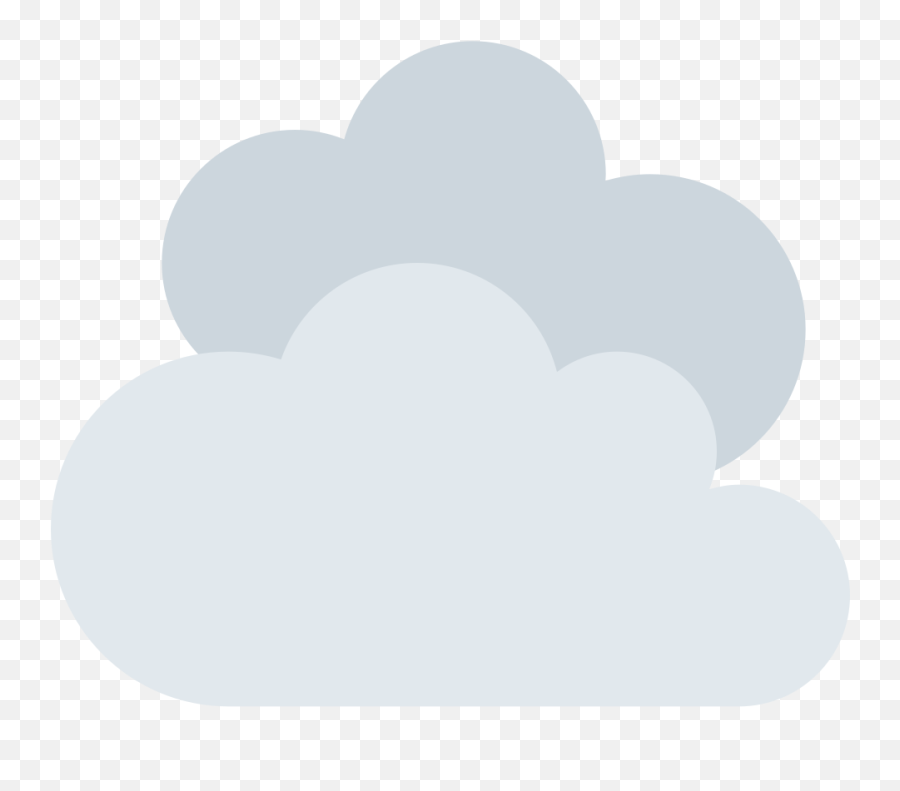 Cloud Emoji - Clouds Png Clipart White,Cloud Emoji Transparent
