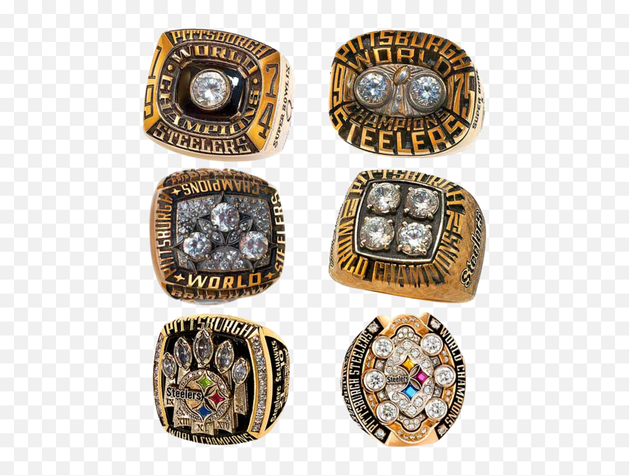 Steelers Super Bowl Rings - Pittsburgh Steelers Super Bowl Rings Emoji,Pittsburgh Steelers Emoji