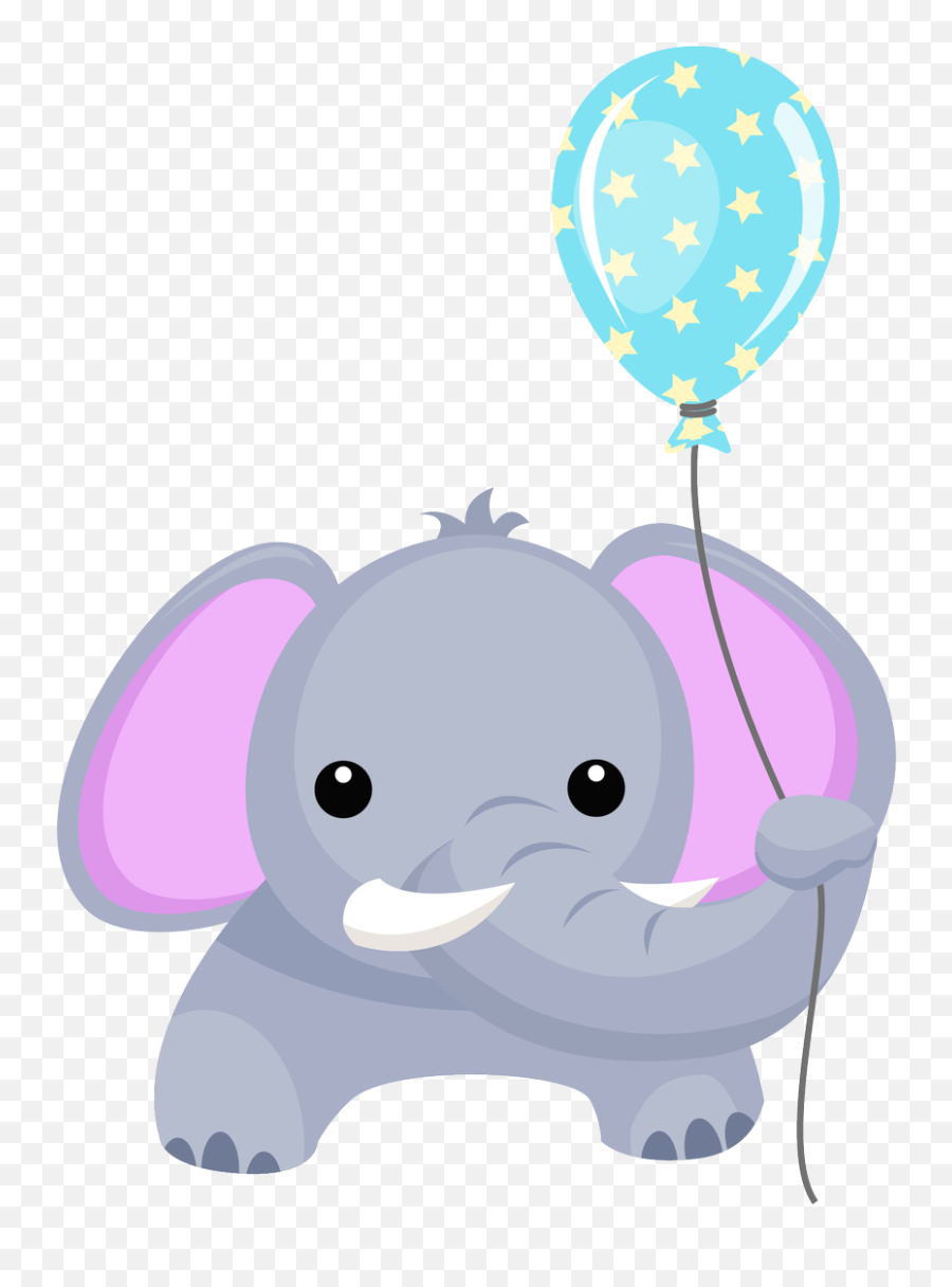 Clipart Toys Elephant Clipart Toys Elephant Transparent - Cute Elephant Clipart With Balloon Png Emoji,Baby Elephant Emoji
