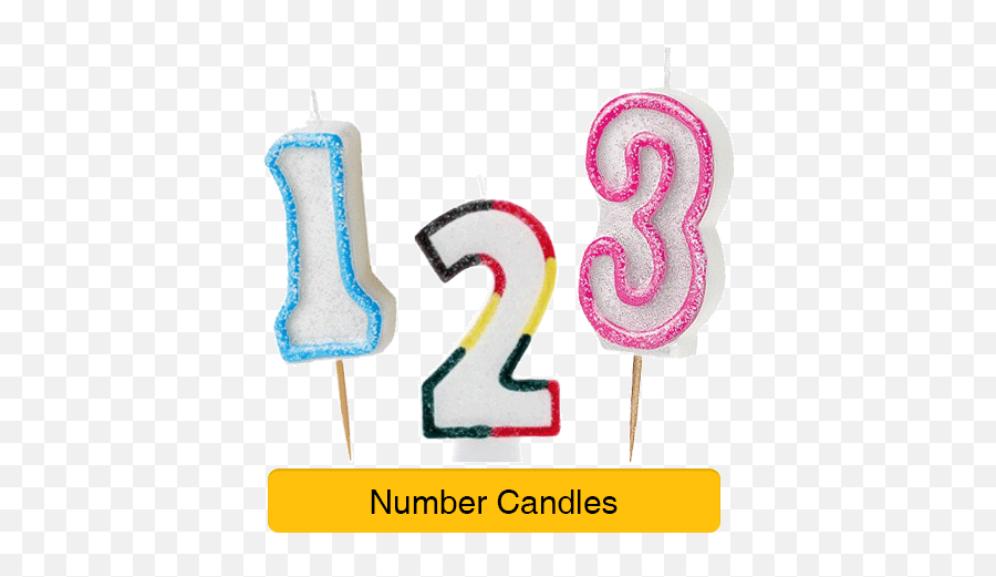Cake Candles Decorations Eds - Birthday Candle Emoji,Emoji Birthday Candles
