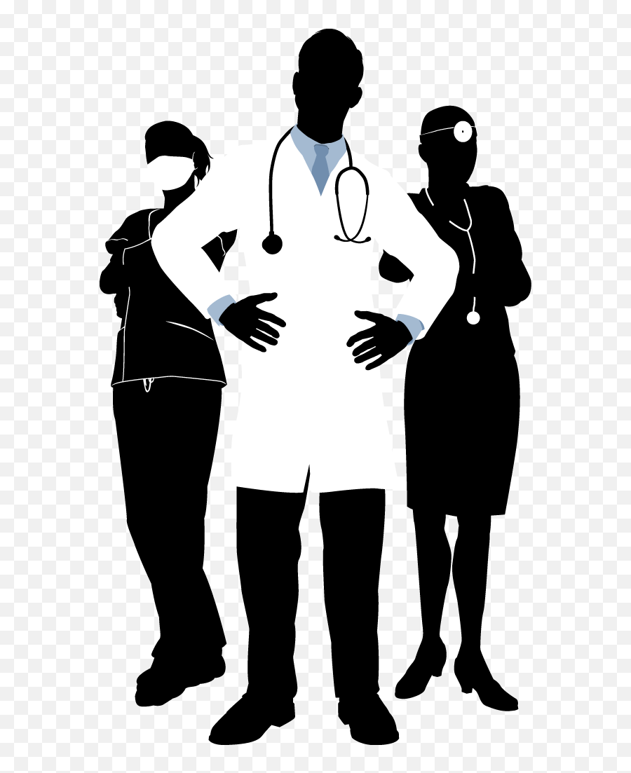 Free Transparent Physician Png Download - Doctors And Nurses Silhouette Emoji,Black And White Doctor Emoji