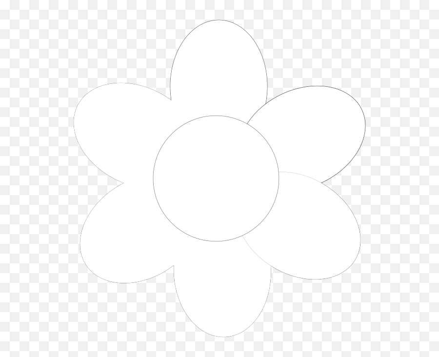 Free Printable Images Of Flowers - Simple Flower Outline Clipart Emoji,Emoji Stencils Printable