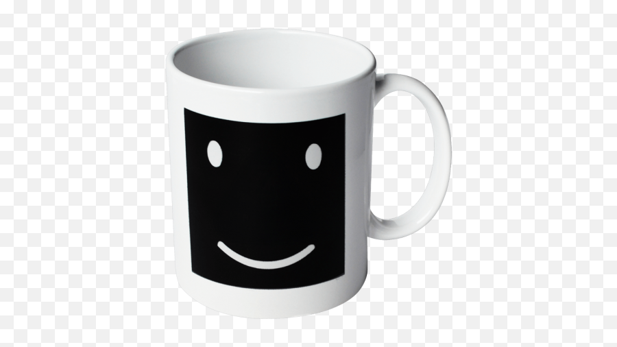 Taza De Carita Feliz Que - Magic Mug Emoji,Bote De Basura Emoticon