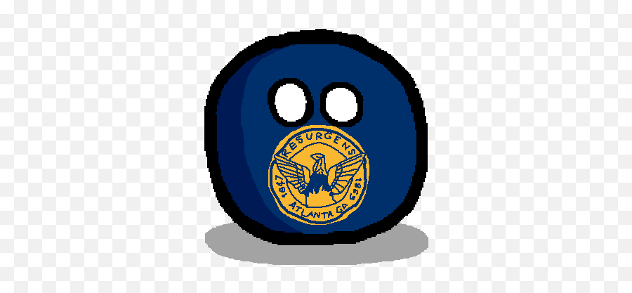 Atlantaball Polandball Wiki Fandom - Tannu Tuva Ball Emoji,New Orleans Saints Emoticon