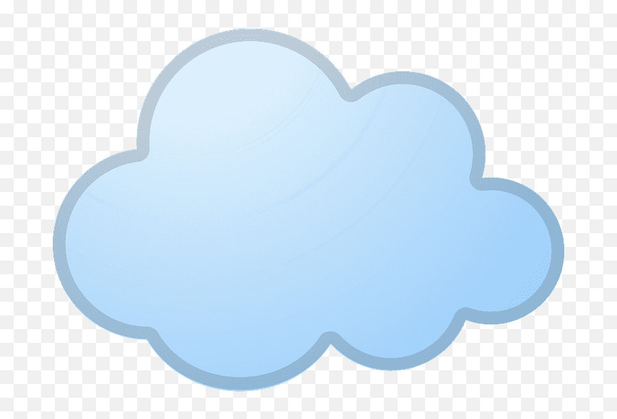 Cloud Emoji - Emoji Meaning Cloud,Cloudy Emoji