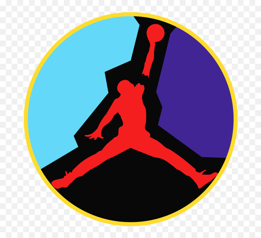 Jumpman Broken Arm - Black And Gold Jordan Logo Clipart Black And White Basketball Logo Emoji,Air Jordan Emoji