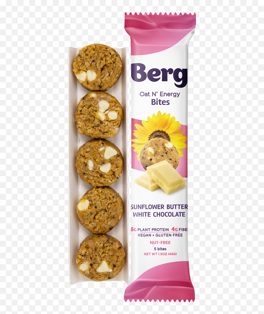 15oz Sunflower Butter White Chocolate Energy Bites - Types Of Chocolate Emoji,Chia Pet Emoji Retailers