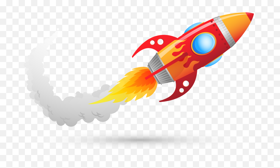 Rocket - Cartoon Rocket Flying Png Emoji,Rocket Emoji Png