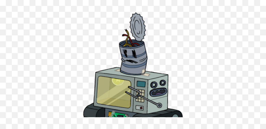 Neptr - Adventure Time Microwave Robot Emoji,Bravest Warriors Future Chris Killing The Emotion Lord