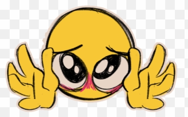 Transparent Cursed Emoji Cute Png - Novocomtop Sad Cursed Emojis