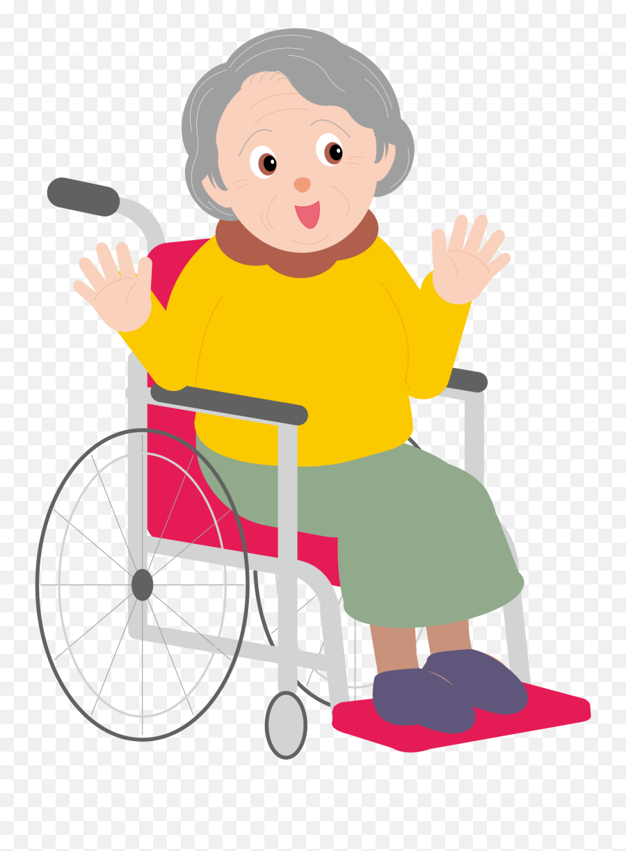 Old Man Cartoon Png Png Black And White Stock - Viejito En Cartoon Elderly In Wheelchair Emoji,Emojis De Caballos