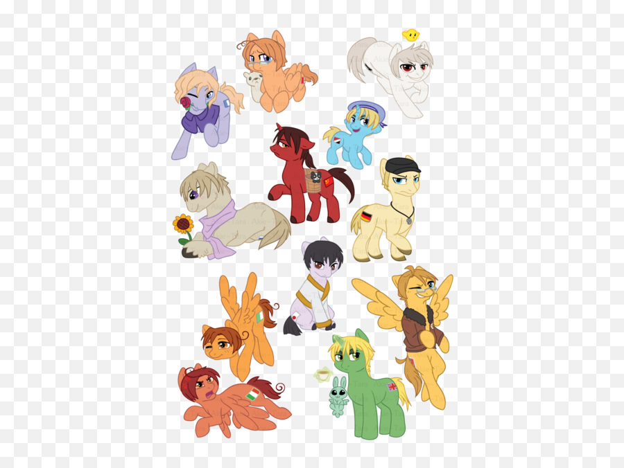 France Germany Hetalia Italy Japan - Hetalia Russia My Little Pony Emoji,Hetalia England Emotions