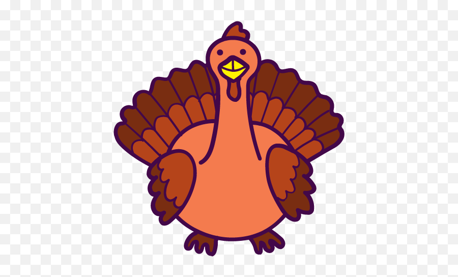 Turkey Free Icon Of Autumn Hand Drawn - Turkey Icon Emoji,3d Thanksgiving Emoticons