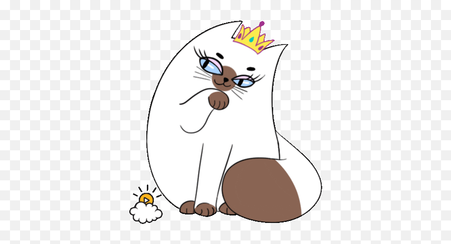 Pin - Cat Queen Gif Emoji,Ridiculous Cat Emojis Free Android