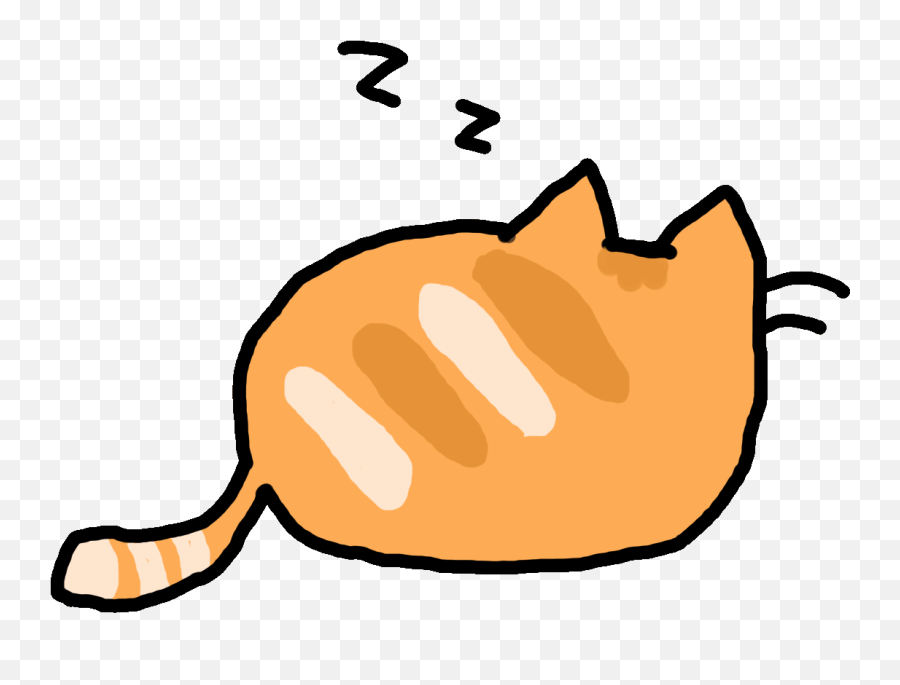 Top Sleeping Kittens Stickers For - Sleeping Cat Gif Cartoon Emoji,Sleeping Cat Emoji