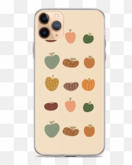 Fall Pumpkin Pattern Iphone Case - Smartphone Emoji,Pumpkin Carving Stencils Emoticons
