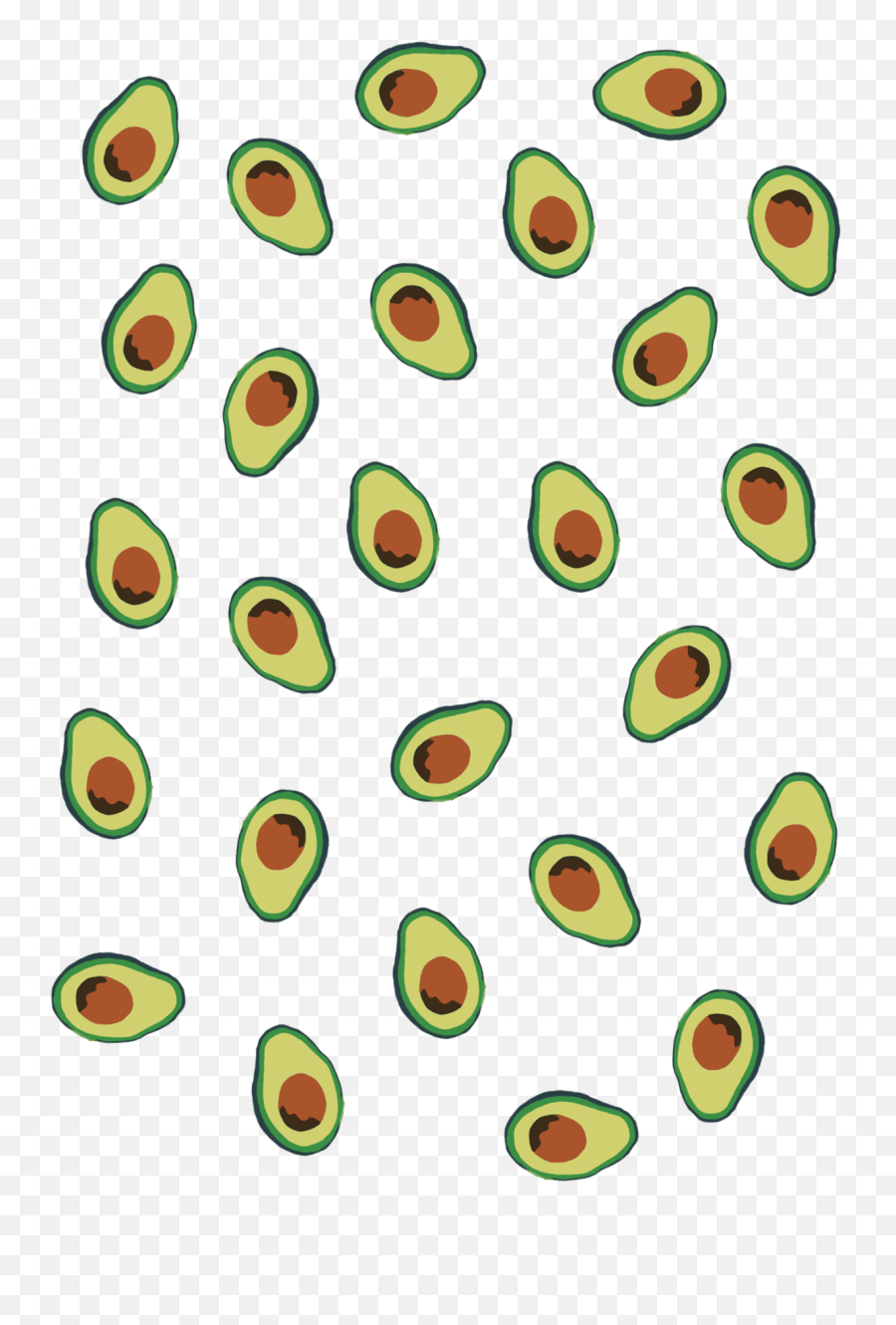 Avocado Wallpaper Pinterest - Avocado Pattern Emoji,Guacamole Emoji