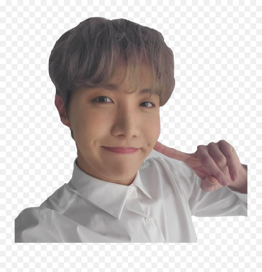 Discover Trending Hobi Stickers Picsart - Jhope Silver Hair Emoji,Tehee Emoji