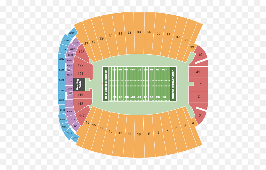 Doak Campbell Stadium Seating Chart - Doak Campbell Stadium Seating Chart Emoji,Fsu Emojis For Iphone