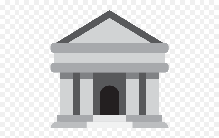 Bank Emoji Icon Of Flat Style - Available In Svg Png Eps Bank Emoji,Building Emoji