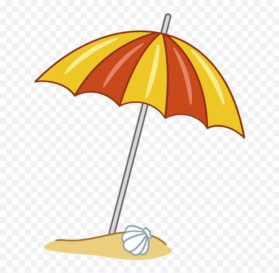Beach Umbrella Clipart - Beach Umbrella Clipart Emoji,Download Umbrella Emoticon