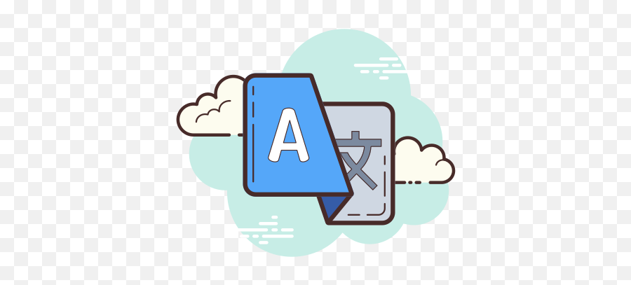 Google Translate Icon In Cloud Style Emoji,Emoji Translator?
