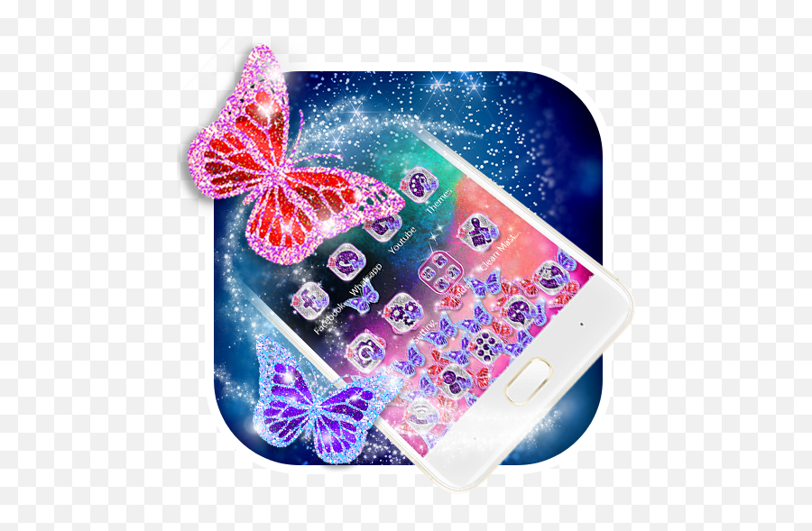 3d Sparkle Butterfly Theme 1 - Iphone Emoji,Apple Emojis Ios 10 Butterfly