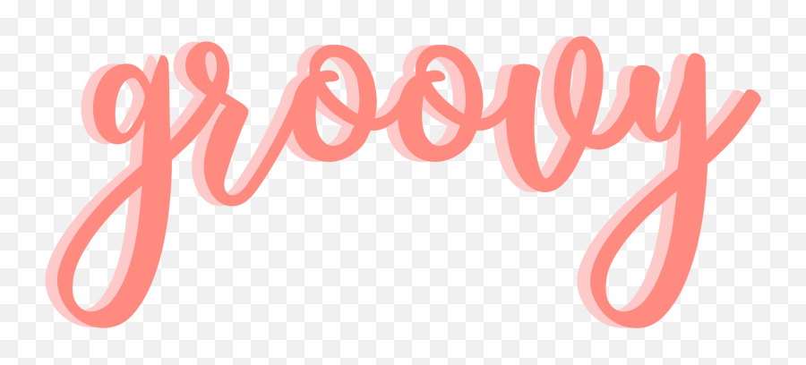 Groovy Cursive Hippie Pink Sticker By Bfreitas14 Emoji,Cursive Emojis