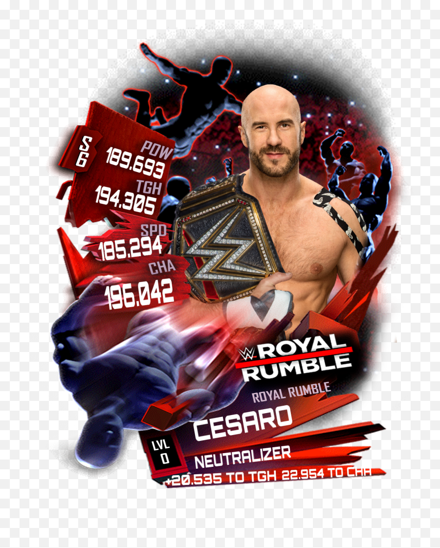 Wwecesaro Wwesupercard Wwe Sticker By Official2k - Professional Wrestler Emoji,Lvl 22 Emoji