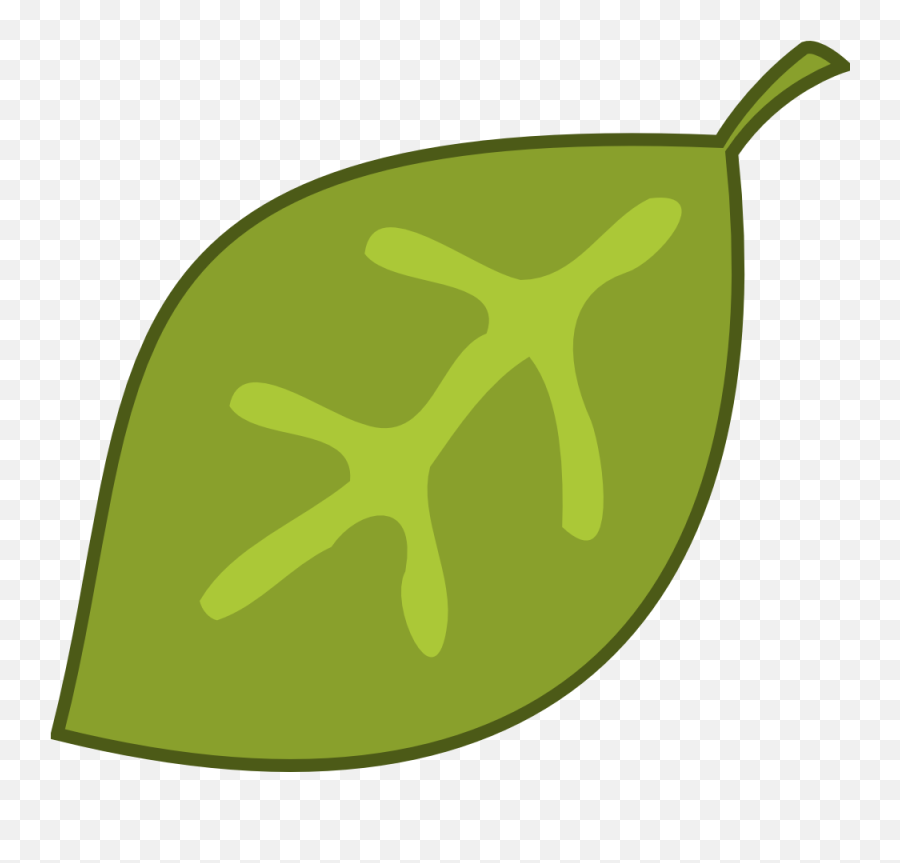 Leaf Clipart Green Leaves Dromgce Top - Clipartix Emoji,Oregano Leaves Emoji