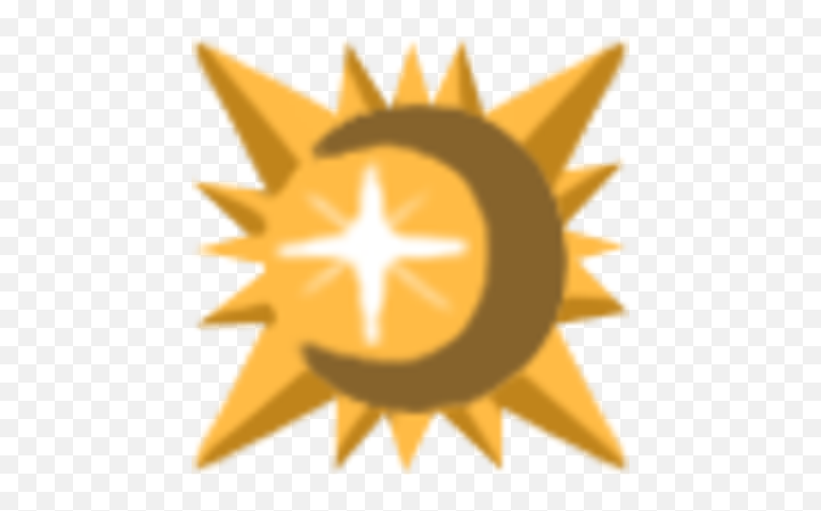 Twitch Emoji,Golden Circle With Rays Emoji