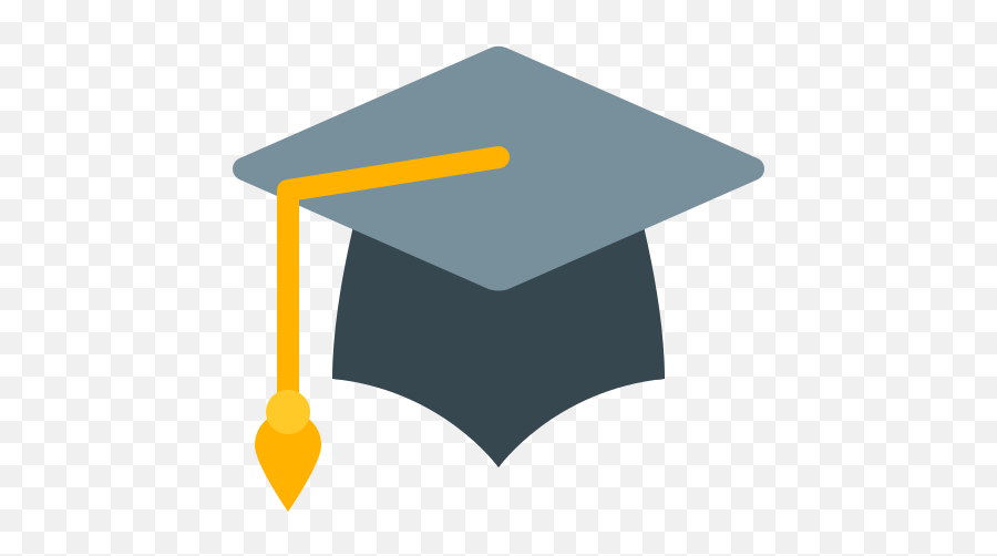 Mortarboard Icon In Color Style Emoji,Grad Cap Emoji Png