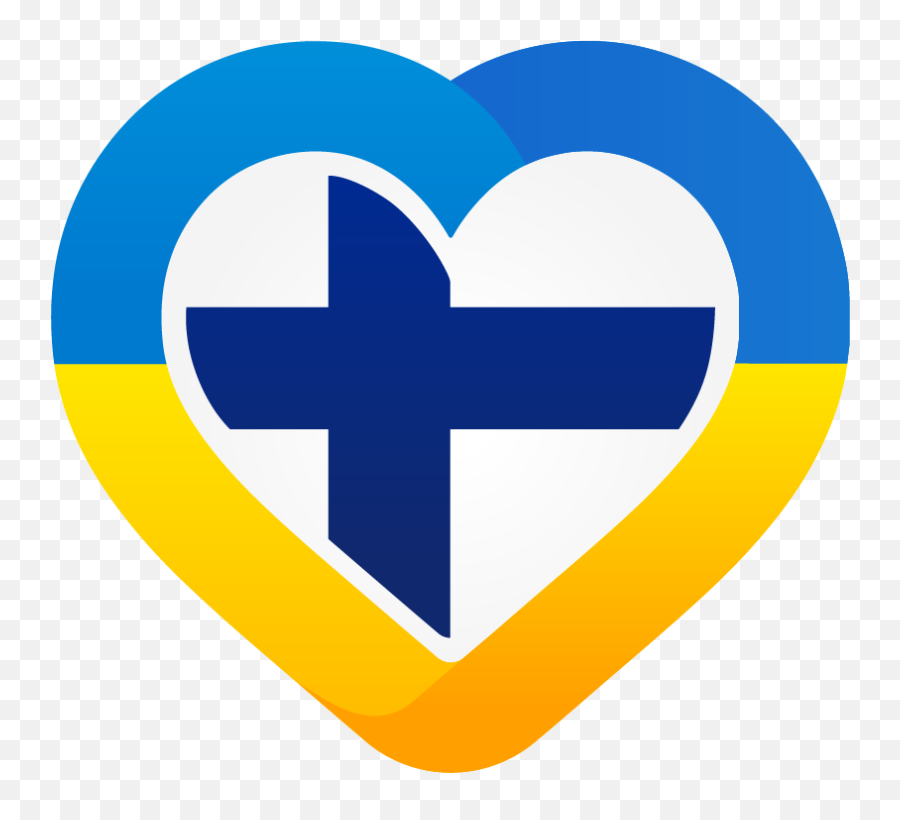 Ukrainians Of Tampere Emoji,Ukraine Heart Emoji