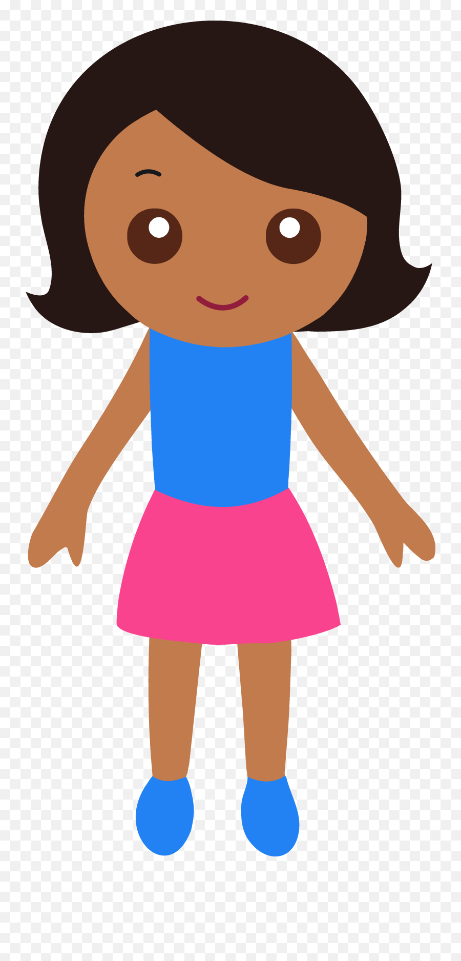 Free Black Girl Cartoon Png Download Free Clip Art Free - Brown Skin Girl Clipart Emoji,Black Girl Emoji