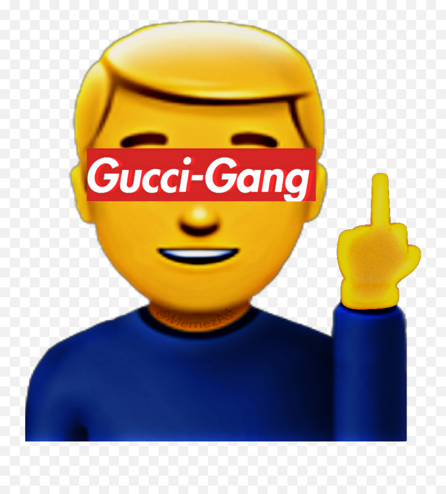Guccigang Supreme Emojisticker Emoji - Man Tipping Hand Emoji,Gang Emoji