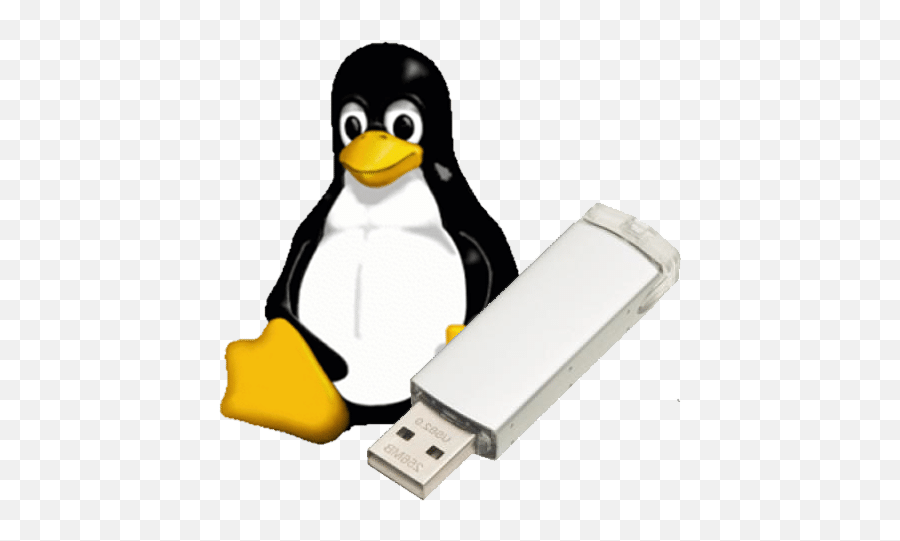 Como Criar Pendrive De Boot Em Qualquer Distribuição Linux - Tux Linux Emoji,Emoji Flash Drive