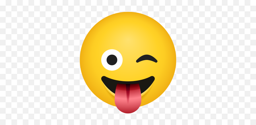 Winking Face With Tongue Icon - Happy Emoji,Tongue Out Emoji Transparent Background