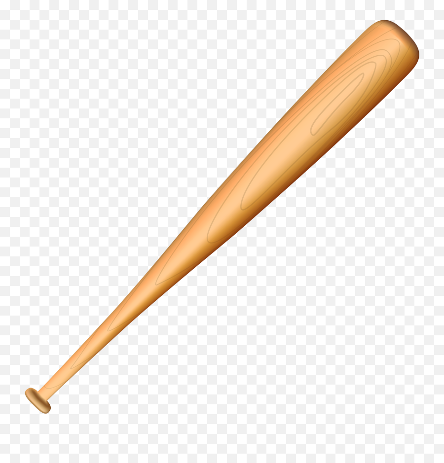 Cartoon Baseball Bat Picture Of A - Baseball Bat Png Emoji,Baseball Emoji For Facebook